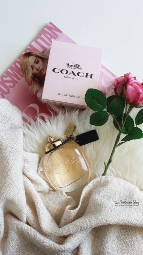 Instagram post by @ninorurua for Coach. Caption reads: gifted by Coach @coach #coachfragrances....