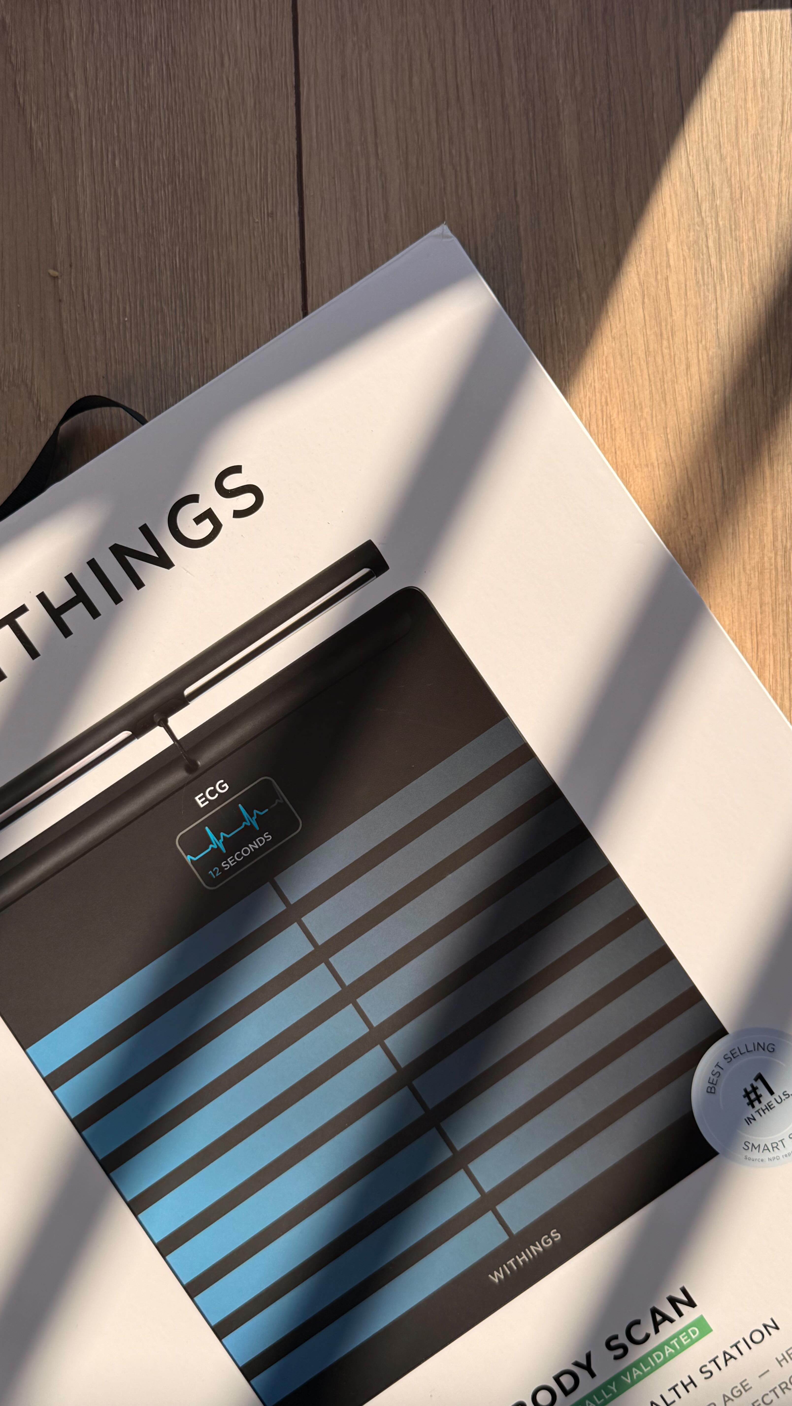 Instagram post by @redmone_ for Withings. Caption reads: #gifted_by_Withings
Health tech that actually....