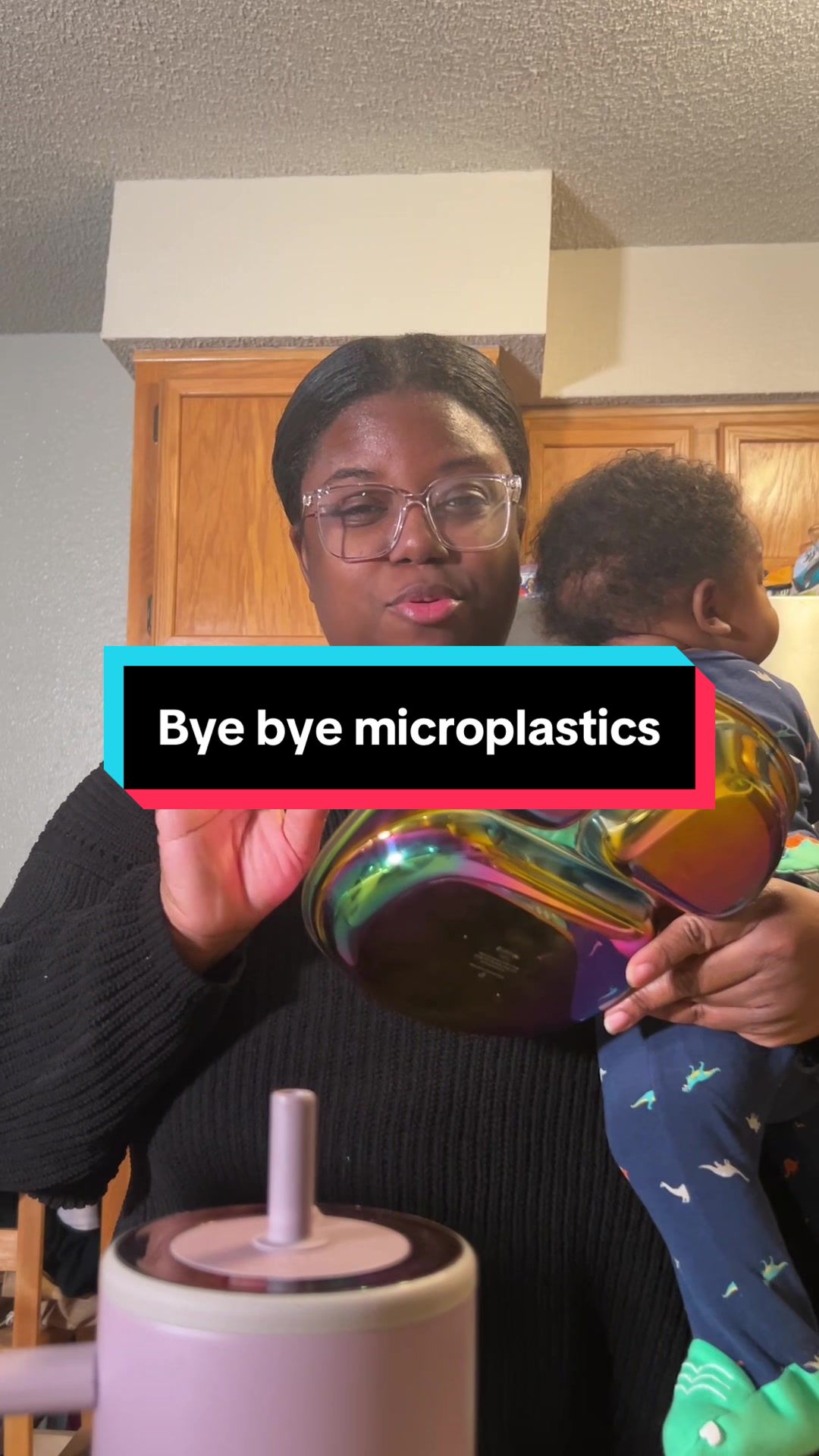 TikTok post by @tykimani04 for Ahimsa Home. Caption reads: [...] making meal time so much easier 🥲 @Ahimsa....