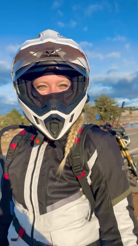 Instagram post by @nordicbikeprincess for XLMOTO. Caption reads: [...] in my bio. It’s currently on sale at @xlmoto....