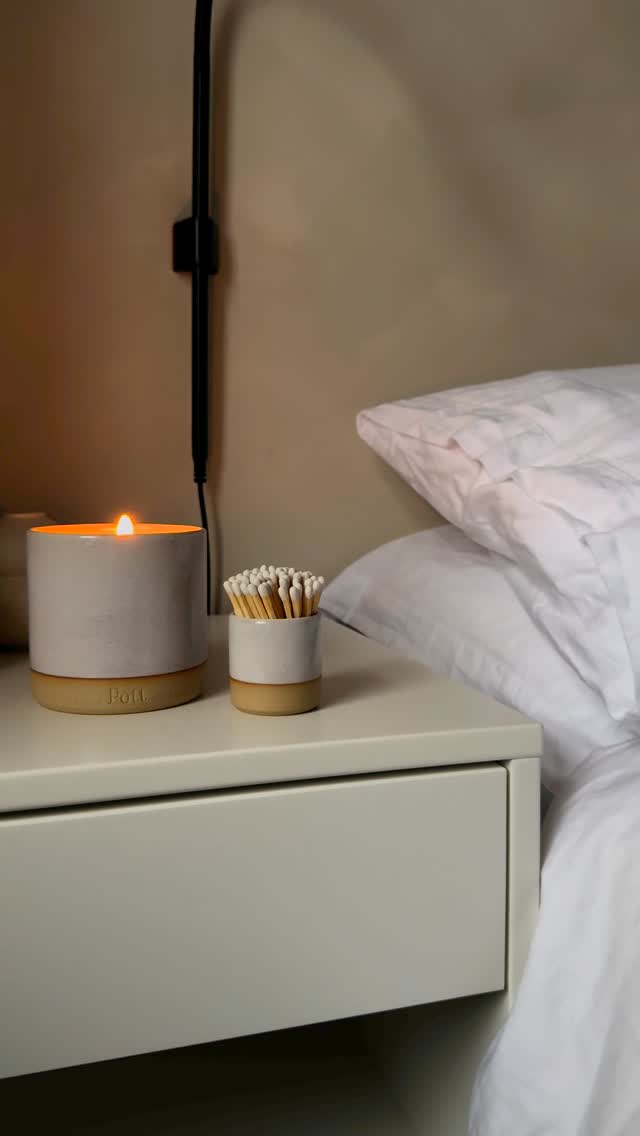 Instagram post by @the_welham for Pott Candles. Caption reads: [...] do! This gorgeous scented candle from....