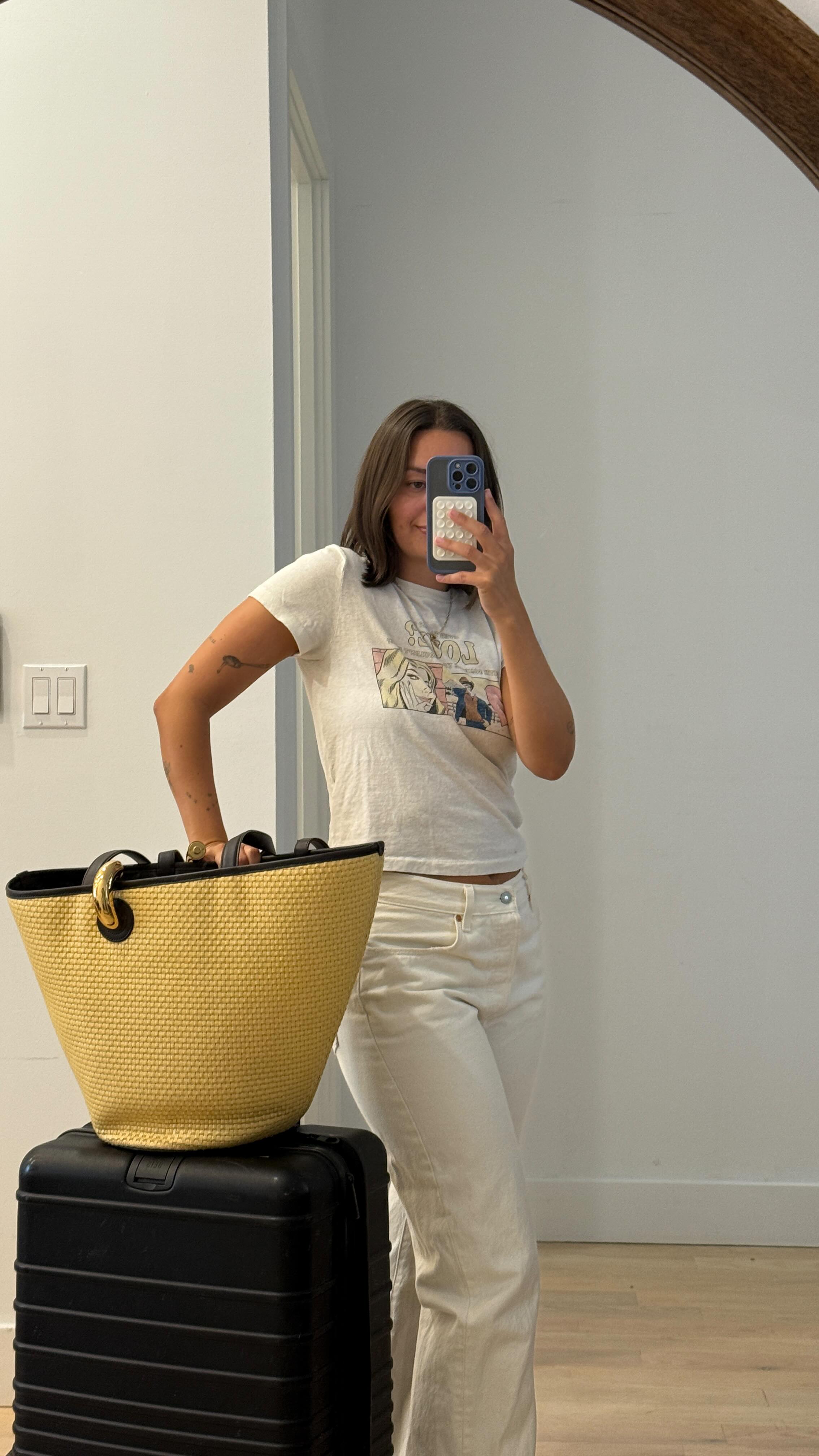 Instagram post by @kelseykotzur for Rakuten. Caption reads: Heading to Sea.Hear.Now festival with @rakuten and....