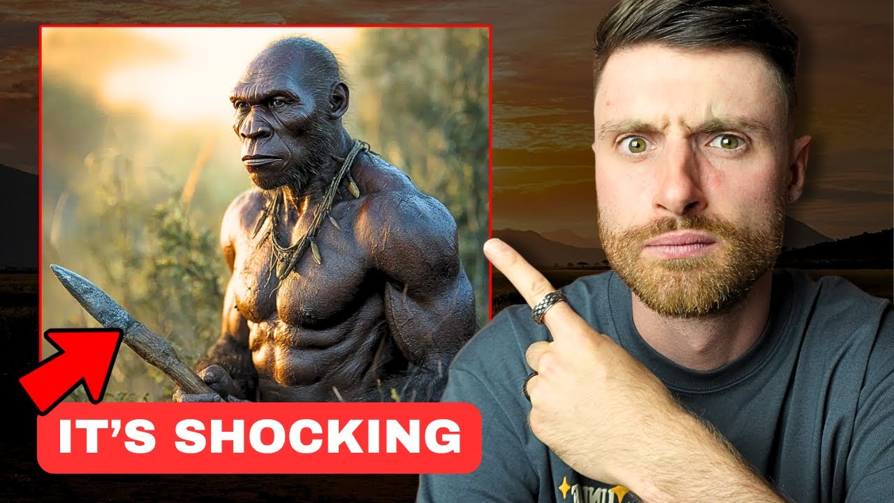 YouTube post by @MichaelButton1 for UNESCO. Caption reads: Archaeologists Found a House Built 1,750,000 Years....