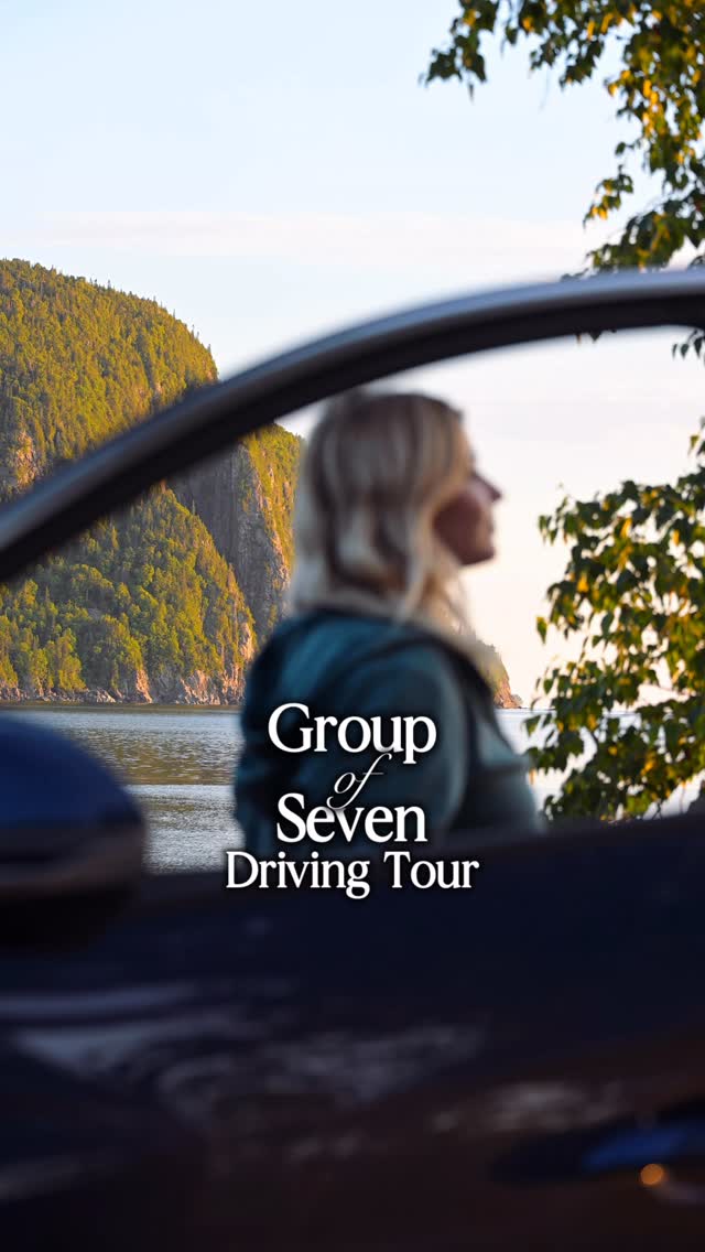 Instagram post by @yourmatiekatie for Destination Ontario. Caption reads: Group of Seven Road Trip - Northern Ontario 🚐....