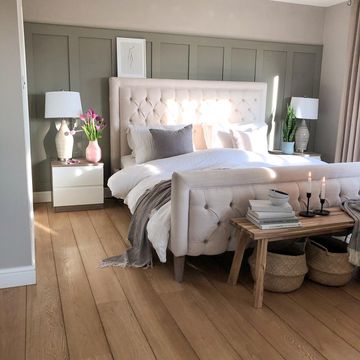 Instagram post by @thehousebythetreeviews for MyDomaine. Caption reads: ⛅️ Linen Bedding ⛅️ ⁣
⁣
Ad/ You might have seen on....