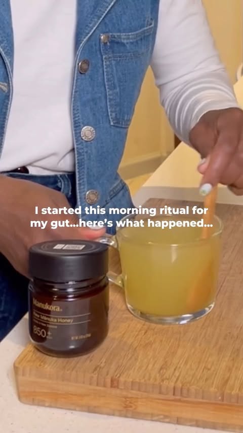 Instagram post by @gennymack__ for Manukora. Caption reads: [...] anti-viral Manuka honey from @manukorahoney....