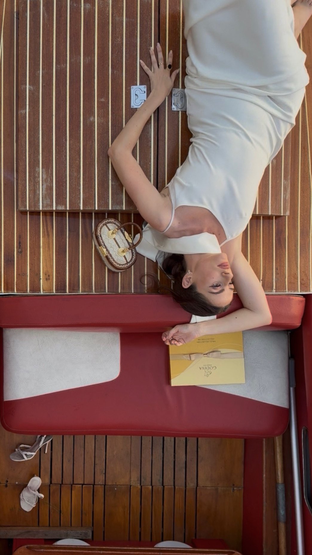 Instagram post by @leanneansar for Godiva. Caption reads: There’s something timeless about summer in Paris —....