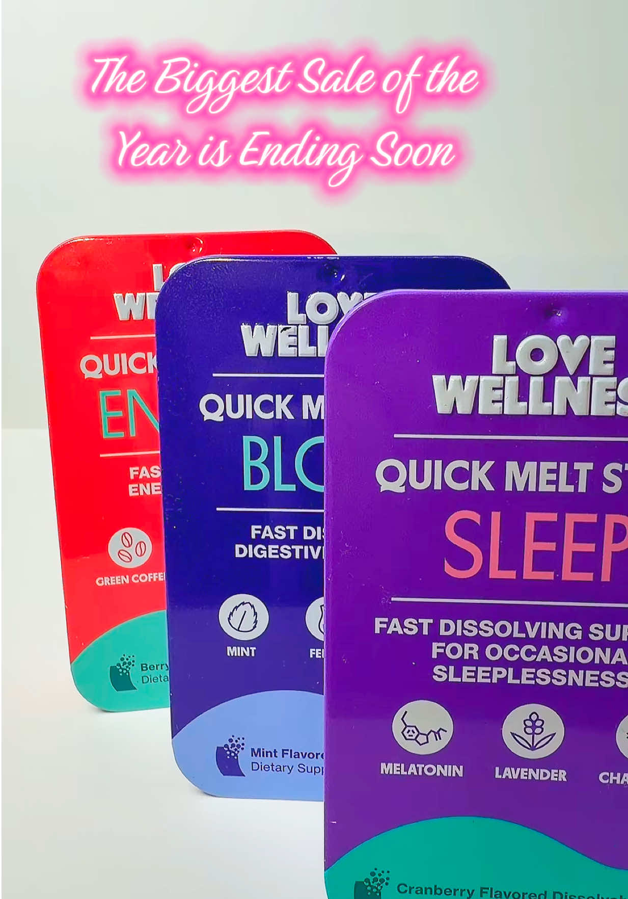TikTok post by @krystalchasgirl for Love Wellness. Caption reads: #lovewellnessnewarrivals [...].