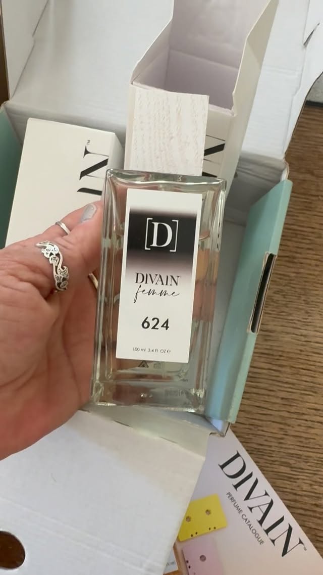 Instagram post by @jodie_vibes_ for DIVAIN Parfums. Caption reads: Let Your Fragrance Do The Talking ✨ Divain Uk has....