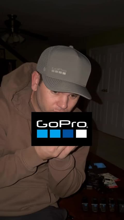 Instagram post by @landon_bishoff for GoPro. Caption reads: [...] this happened! After years of using GoPros....