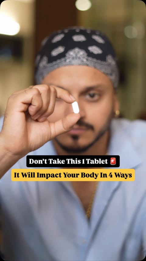 Instagram post by @mrfitsingh for HK Vitals. Caption reads: Yeh tablet bhoolkar bhi mat lena…
warna neend deep....