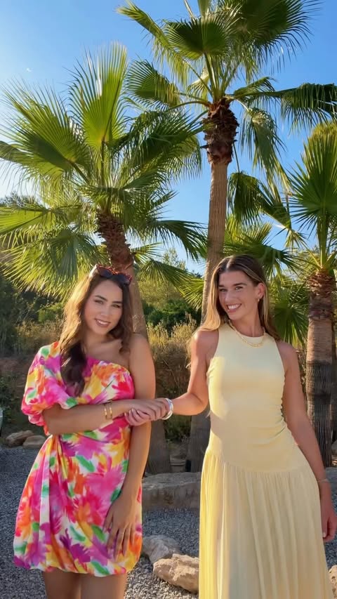 Instagram post by @ashleyguijt for LOAVIES. Caption reads: IBIZA OUTFITS 🌞🩵 - @loavies *invited with....