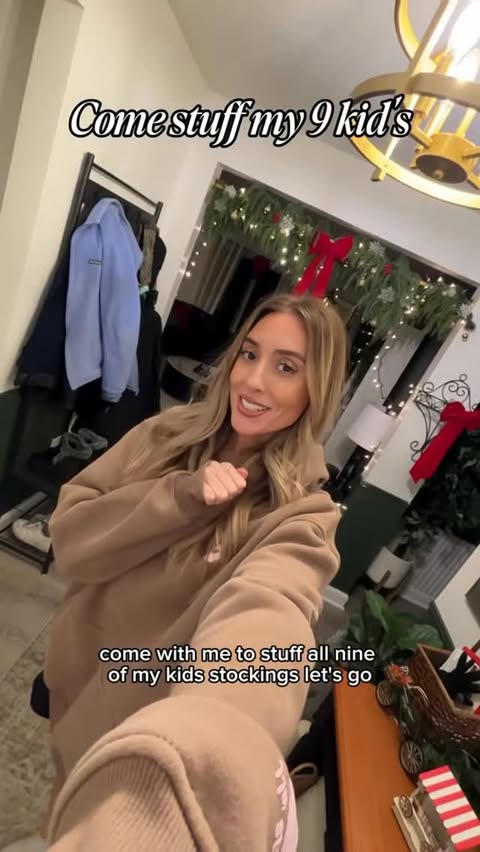 Instagram post by @sarah_carollyn for Made by Nacho. Caption reads: Wait for it!!🎄🎁 spoiled from @madebynacho....