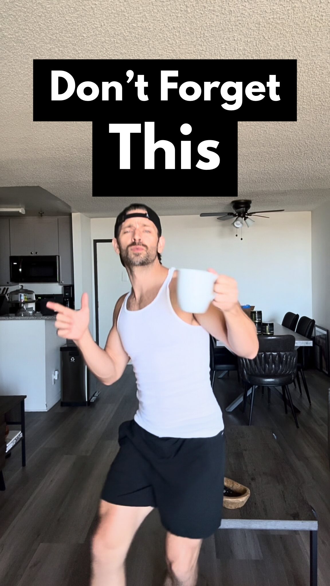 Instagram post by @derekyates for Hanes. Caption reads: Here’s your reminder for today: you’re doing....