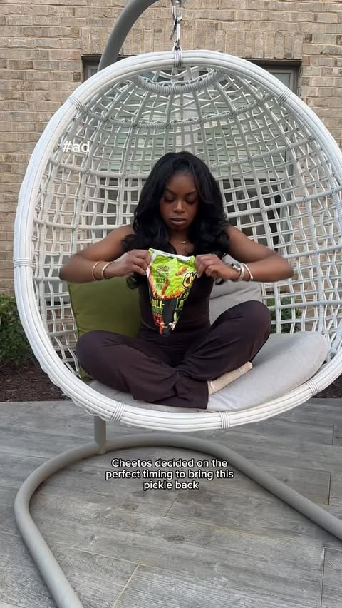 Instagram post by @dajasnipes for Cheetos. Caption reads: #ad these are NOT your average chips… Cheetos....