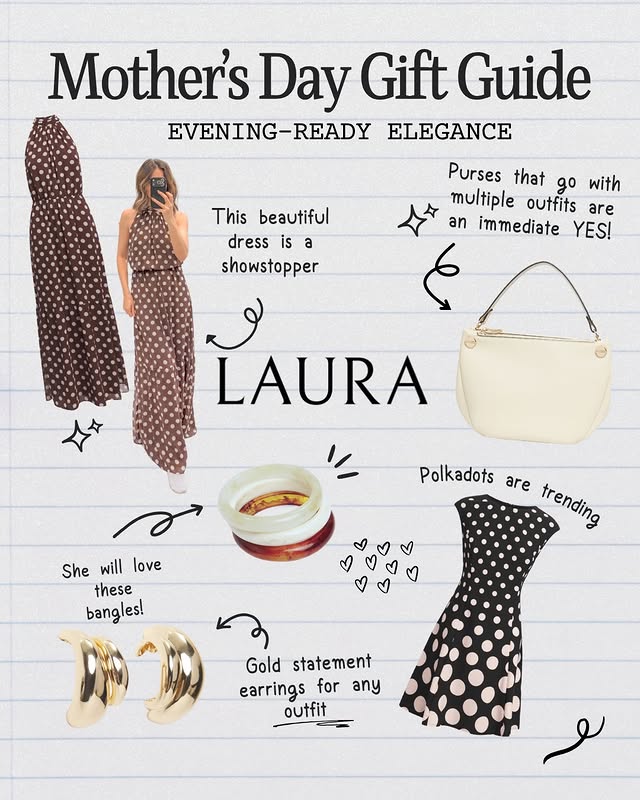 Instagram post by an influencer for Laura Canada. Caption reads: [...] sharing my go-to looks from @lauracanada....