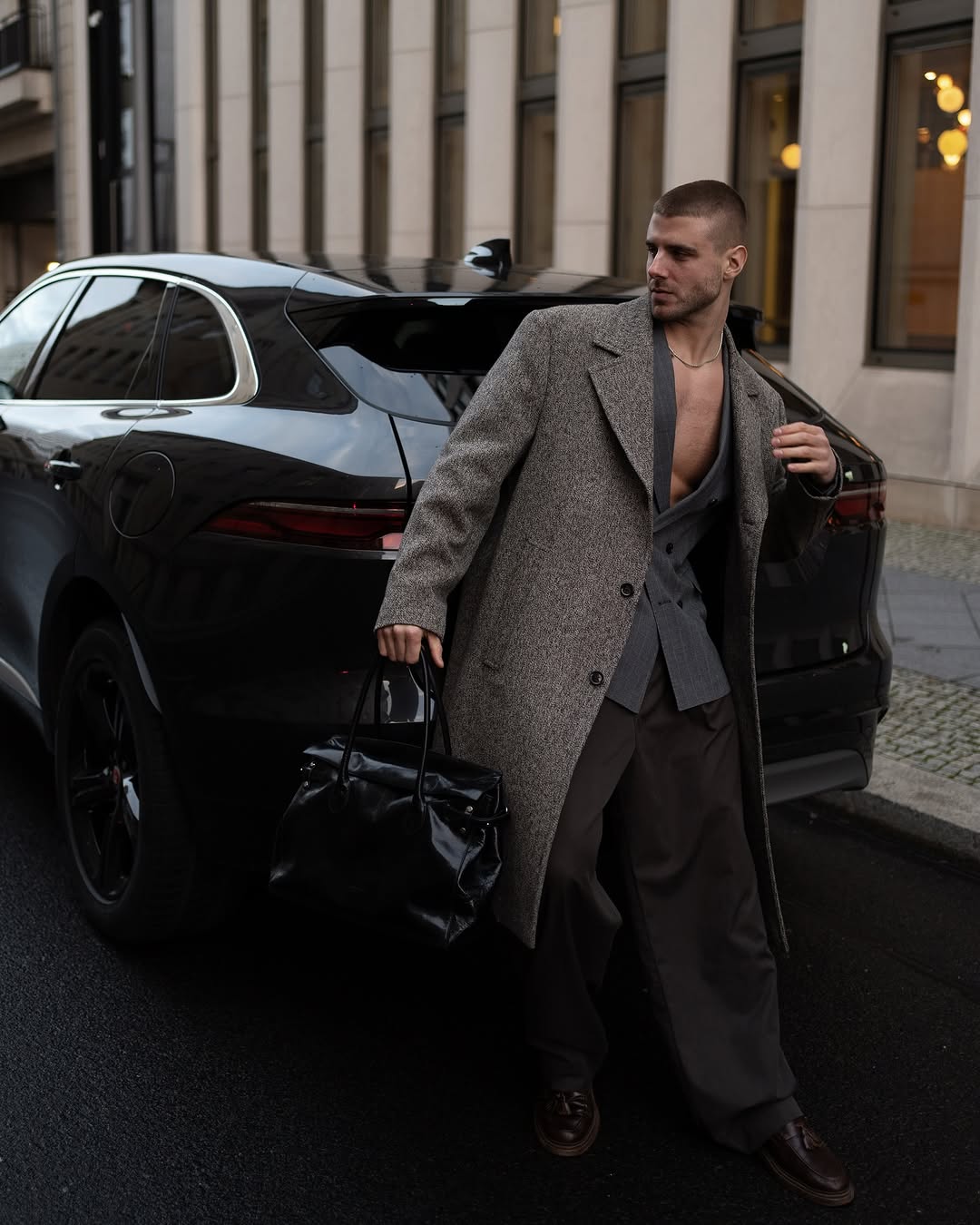 Instagram post by @lukasgold for Jaguar. Caption reads: [...] car and probably the best year ever w/....