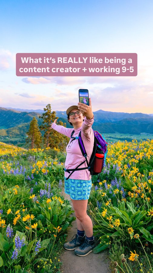 Instagram post by @gwynandami for RXBAR. Caption reads: #RXBARPartner | Most people think being a content....