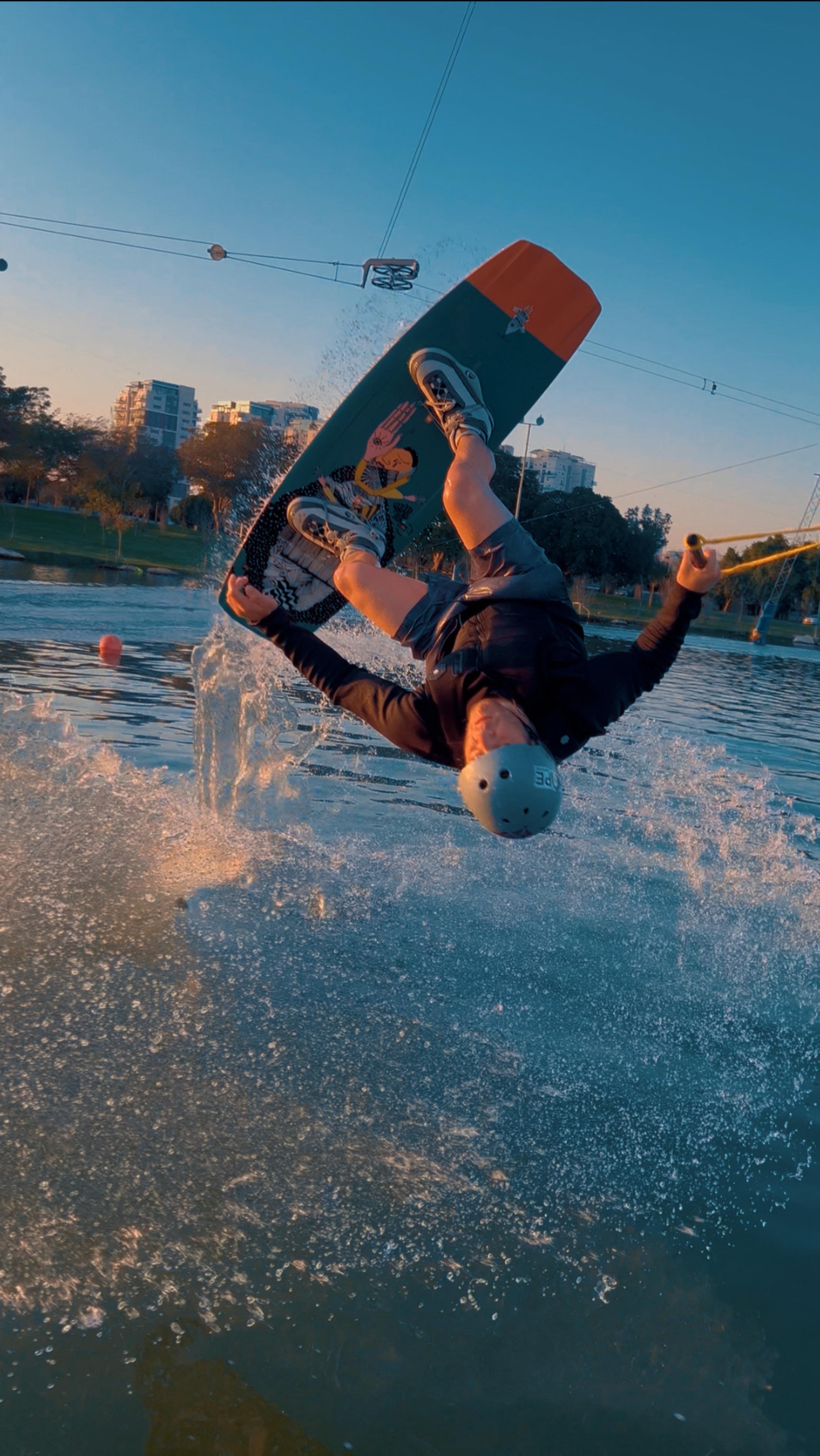 Instagram post by @laketlv for Liquid Force. Caption reads: [...] stoked about my new board sponsor....