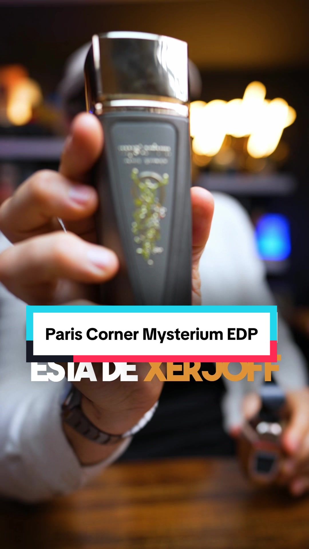 TikTok post by @fragabyperfume for Aroma Concepts. Caption reads: [...] #perfumearabe #pariscornerperfumes @AROMA....