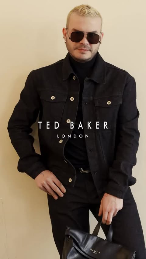 Instagram post by @ibrahimduman.id for Ted Baker. Caption reads: How to Style Ted Baker by Professionals Which look....