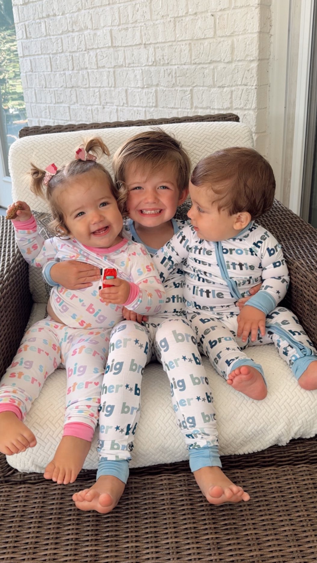 Instagram post by @champagnegetaway for Caden Lane. Caption reads: And just like that, a cranky, chaotic morning....