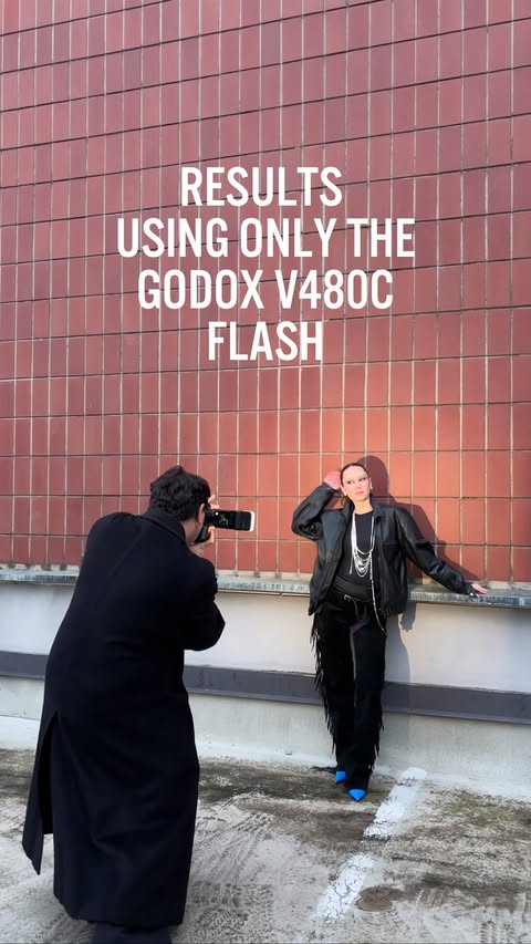 Instagram post by @itsmarcobrusa for Godox. Caption reads: Thanks again to the godox team 🫶🏻🤍....