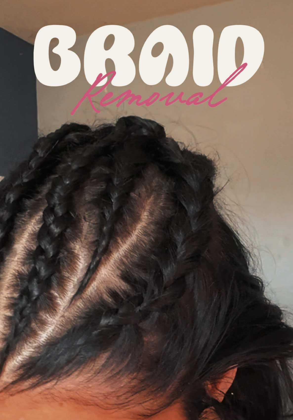 TikTok post by @xoxodivaqueen for artnaturals. Caption reads: BRAID REMOVAL ft @artnaturals #nataleebakerr....