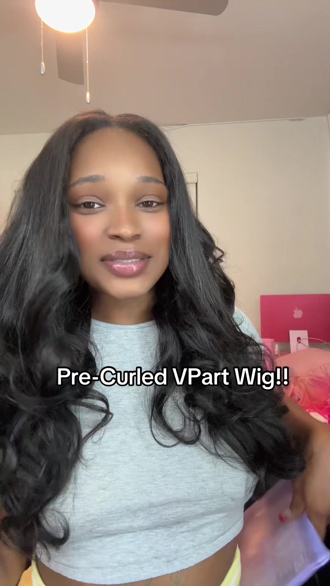 TikTok post by @jadealeciaaa for Celie Hair. Caption reads: [...] and this Is Yaki texture btw !!!! 🤩....