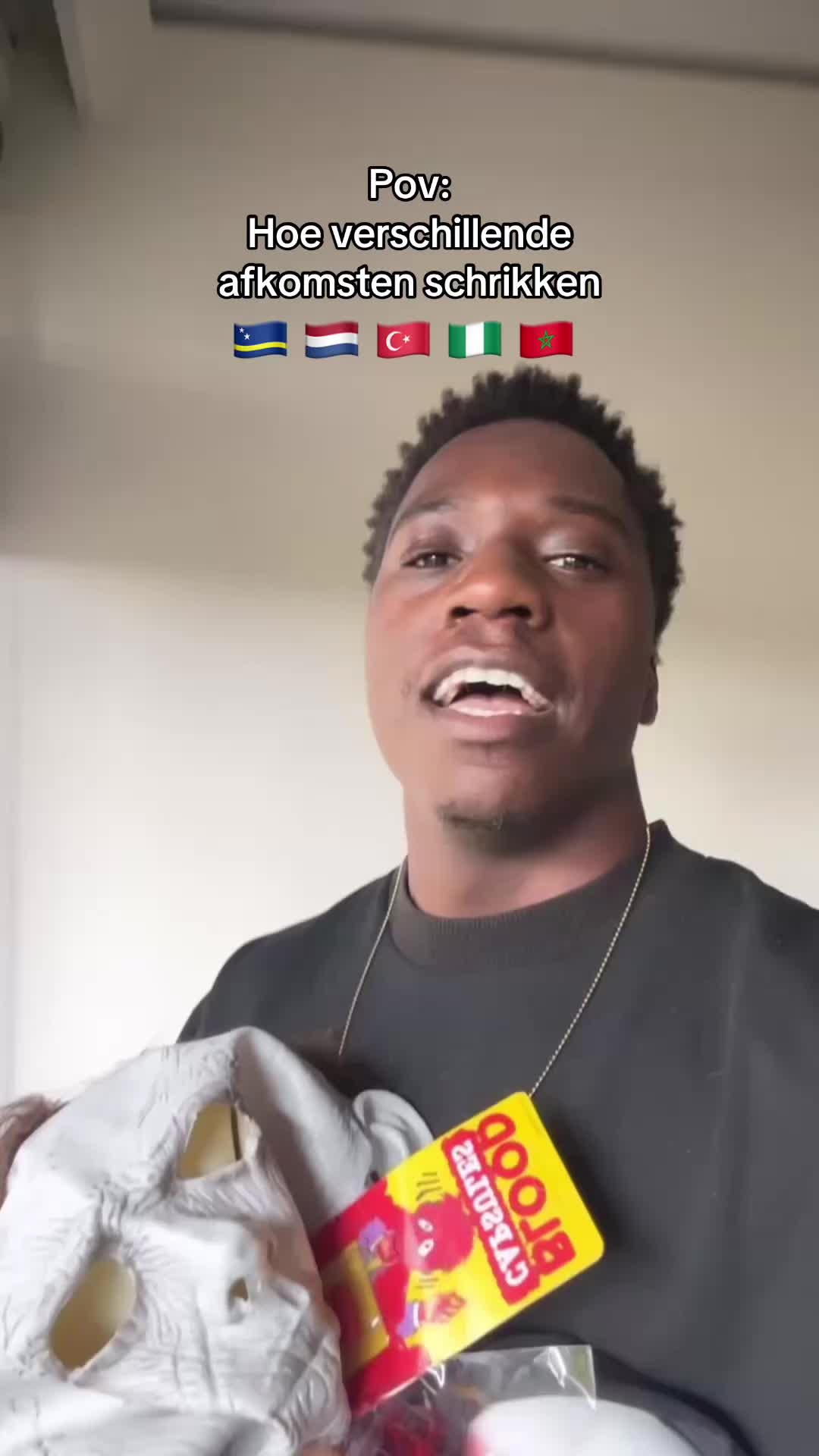 TikTok post by @ta_joela for bol. Caption reads: AD | Verschillende afkomsten + Halloween spullen....