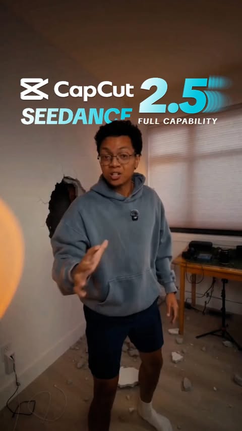 Instagram post by @alexeidelacuesta for CapCut. Caption reads: [...] This transition took under 45 seconds in....