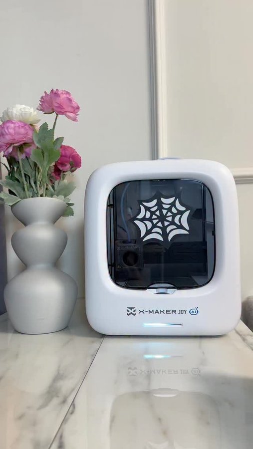 Instagram post by @nicoule____________ for Aosu Life. Caption reads: AI-Powered 3D Printer for Kids from @aosulife....