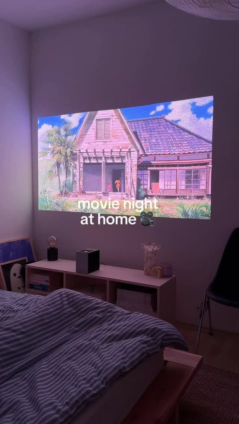 Instagram post by @aylins.interior for LG USA. Caption reads: who’s ready for cozy movie nights at home? 🎥 |....