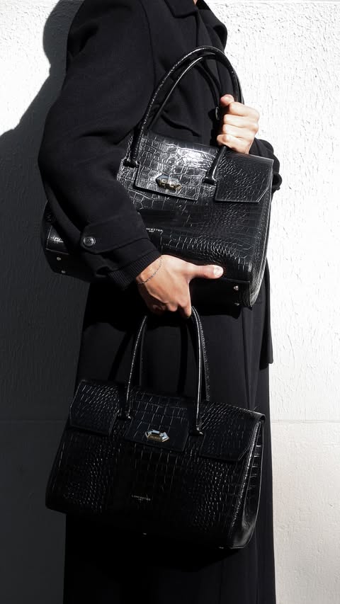 Instagram post by @theoandremy_ for Lancaster. Caption reads: a classic carried through a classic @lancaster....