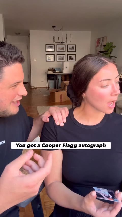 Instagram post by @bpparker for Topps. Caption reads: My Wife with the PULL OF HER LIFE! 👀🙌 (Wait for....