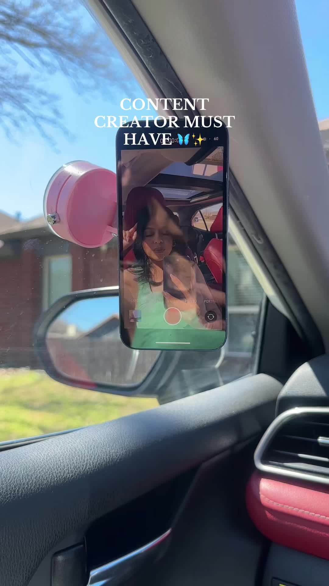 TikTok post by @karinaah_328 for Joytutus. Caption reads: Content creator must have 🦋🦋✨✨✨ Giveaway ends....