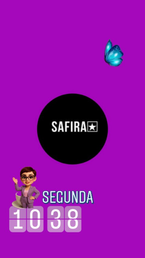 Instagram post by @andreamaluxenas for SAFIRA. Caption reads: 💜

Que honra! Fui convidada com exclusividade....