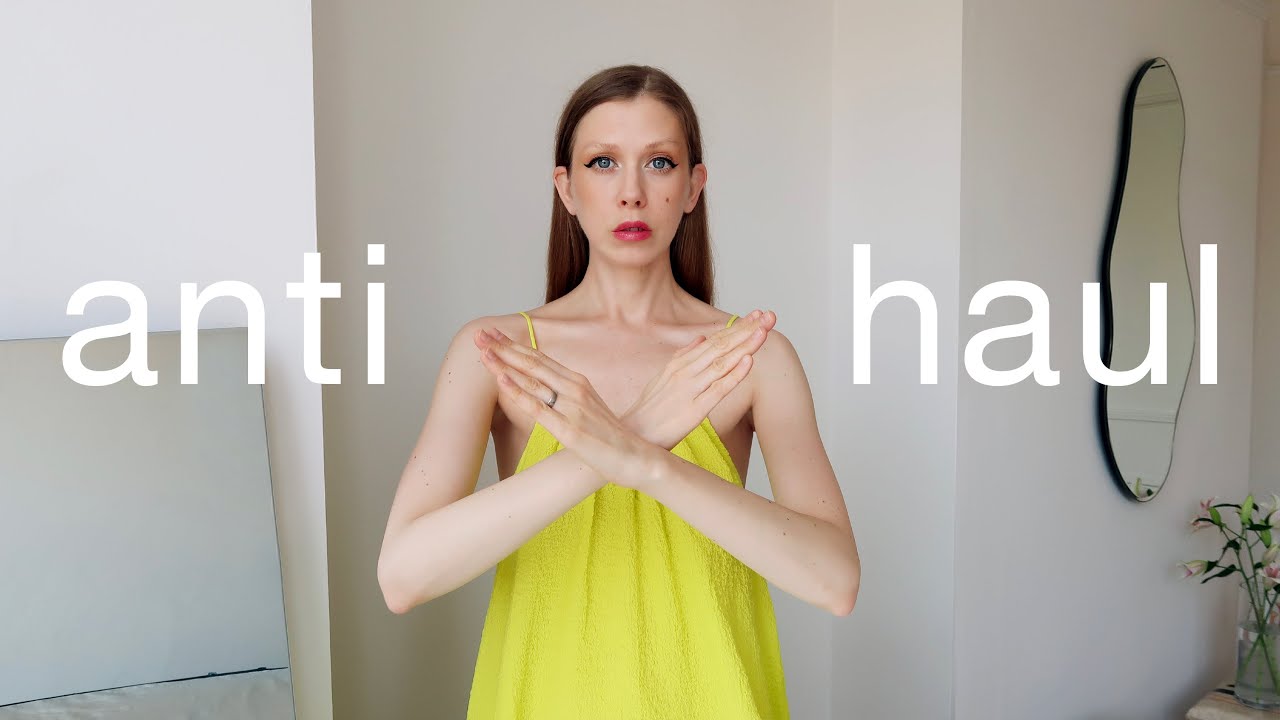 YouTube post by @JennyMustard for Hypebae. Caption reads: The Anti Haul - 6 things you shouldn’t buy this....