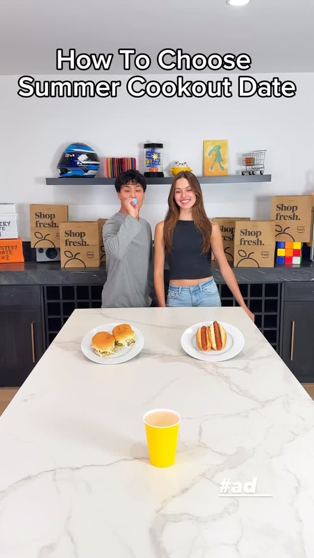 Instagram post by @jojosim for Amazon Fresh. Caption reads: Kick off your summer with everyday low prices with....