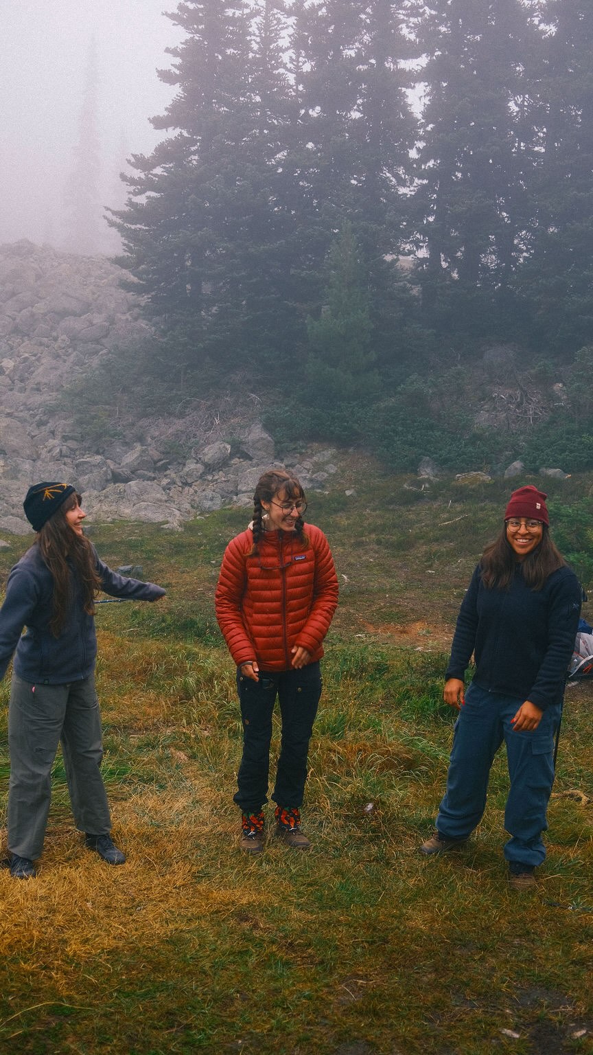 Instagram post by @pepper.steps for VIVOBAREFOOT. Caption reads: tramily. on paper it just means “trail family.” in....