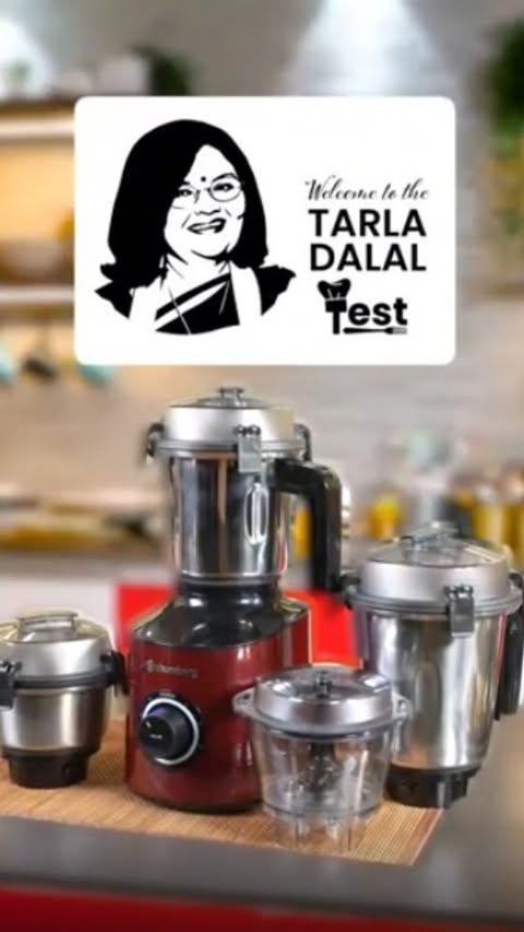 Instagram post by @renudalalcooking for Atomberg Technologies. Caption reads: Today, Renu Dalal, daughter of legendary Tarla....