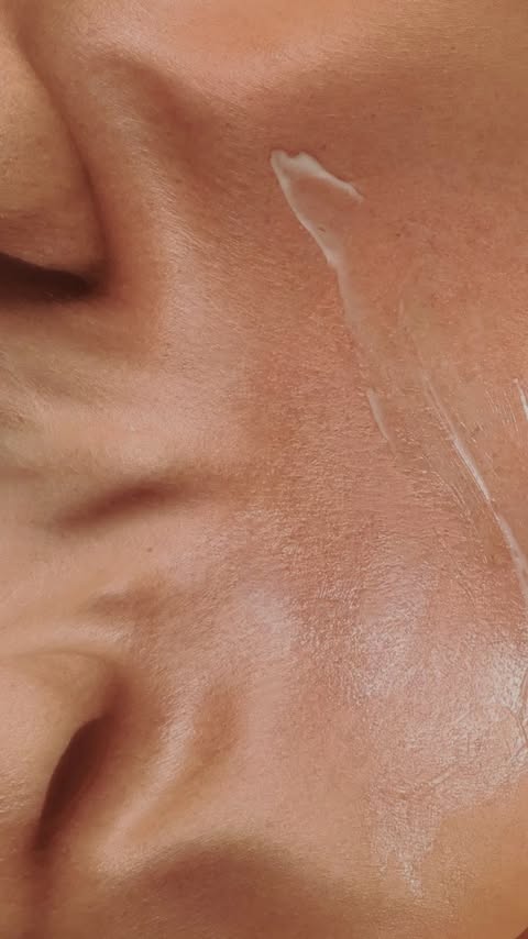 Instagram post by @alexisforeman for Nécessaire. Caption reads: At 47 years old, I take my skincare routine....