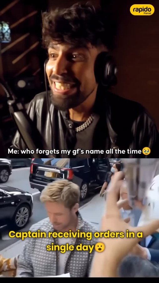 Instagram post by @daily_over_dose for Rapido. Caption reads: Multi talented captain 🫡

Save in 4 words....