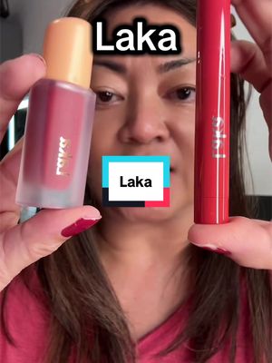 TikTok post by @sharonskincontent for LAKA. Caption reads: @Laka US This lip duo will keep your lips [...].