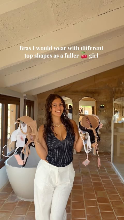 Instagram post by @emi.frais for Boux Avenue. Caption reads: The bra matters! 🤍✨ @bouxavenue Anzeige....