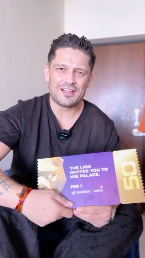 Instagram post by @theaslisidharth for JioCinema. Caption reads: Been a while! Excited to step into The 50 😁😁....