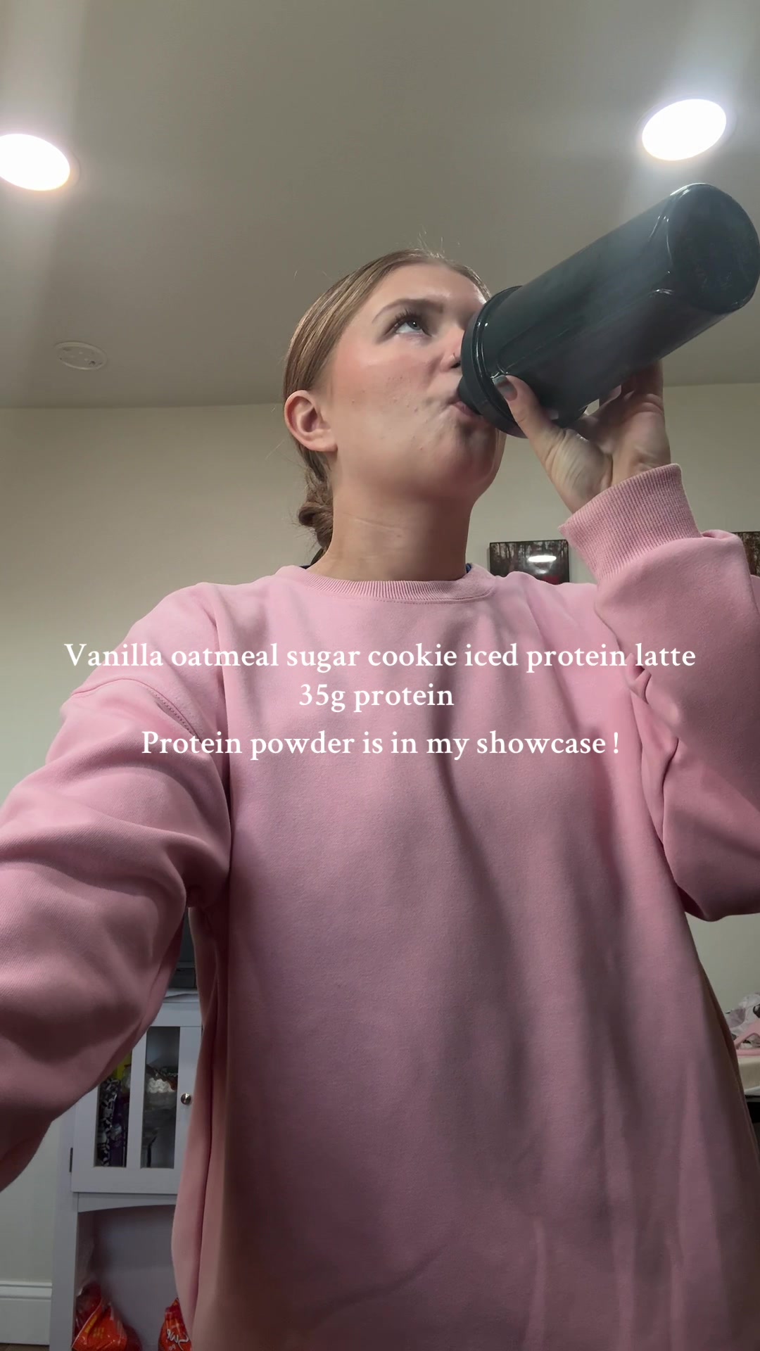 TikTok post by @mkayikes for Javy Coffee. Caption reads: @Javvy Coffee is so good and mixes well with other....