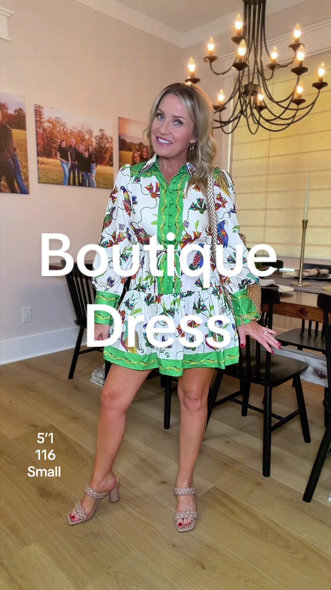 TikTok post by an influencer for Printella Boutique. Caption reads: [...] expensive than it is!! @Printella Boutique....