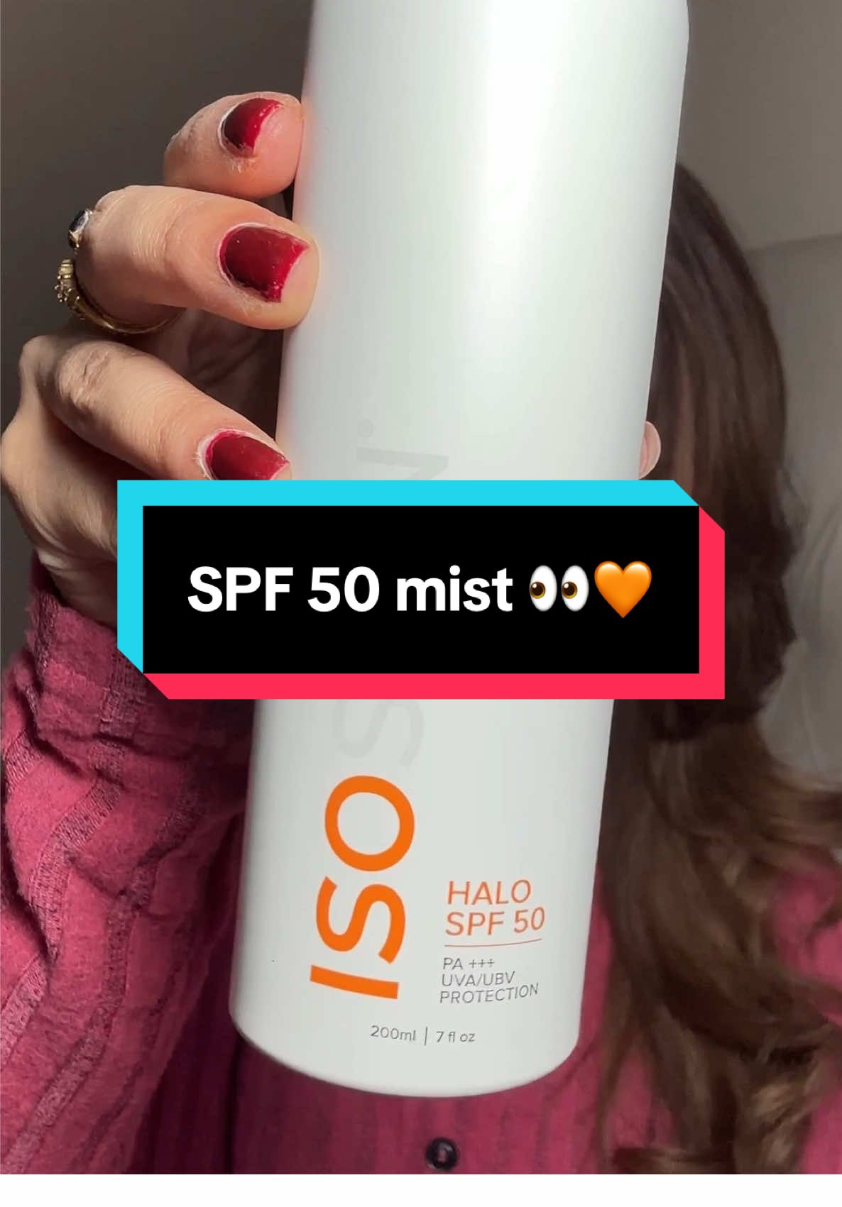 TikTok post by @official.johanz for ISOCLEAN. Caption reads: We need a travel size!!! @ISOCLEAN  First....