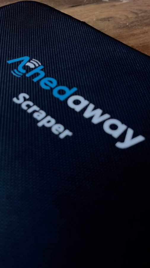 Instagram post by @aliviarnyc for Achedaway. Caption reads: Introducing the Achedaway Scraper, Meet the Next....